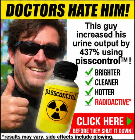 Fake ad: Doctors hate him!